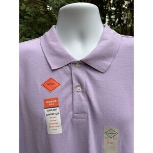 St Johns Bay Performance Mens Polo Shirt Size XXL Pique Cotton New NWT